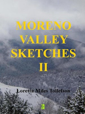 cover image of Moreno Valley Sketches II